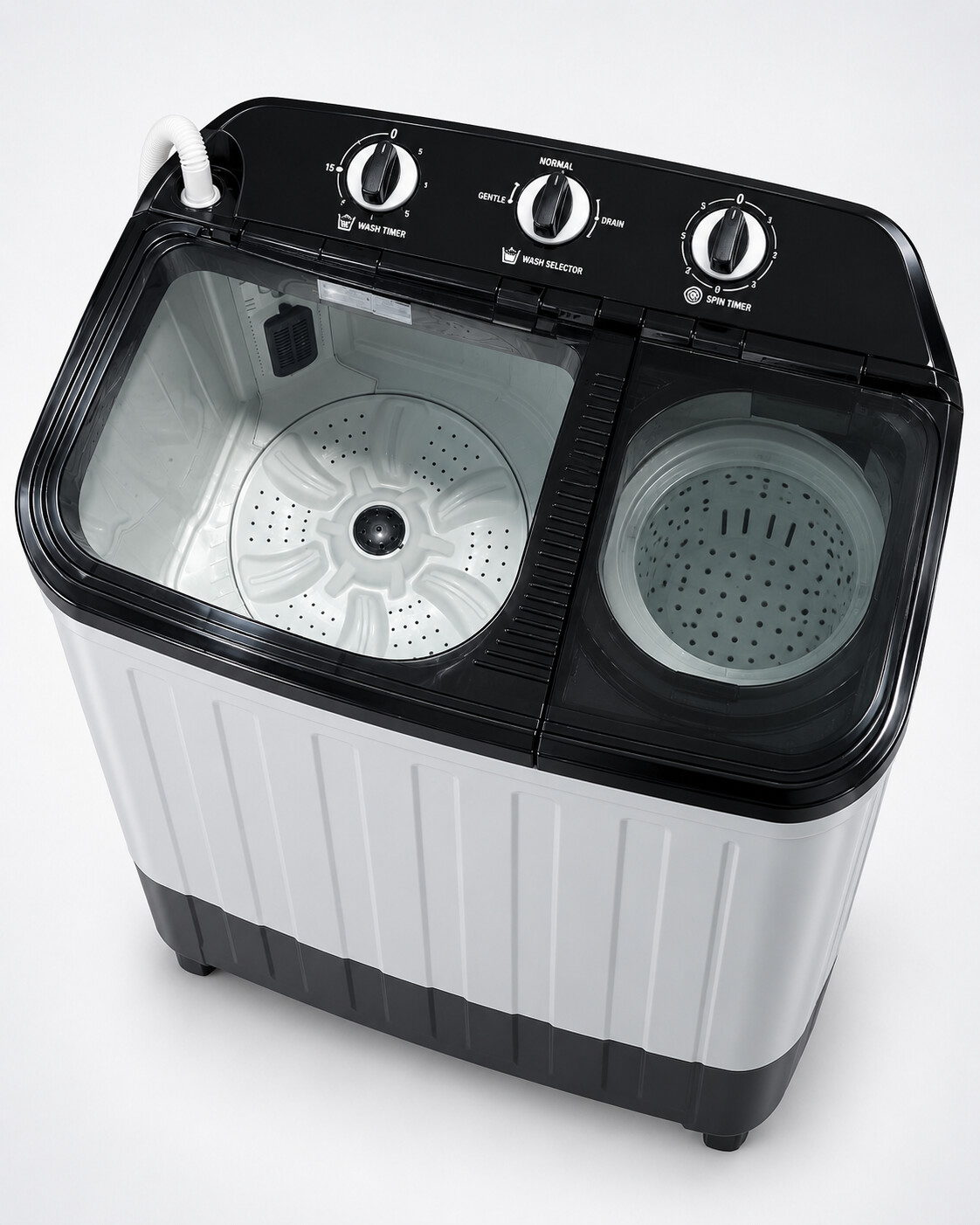 Turbo 10.0 kg Semi-Automatic Washing Machine — Glass — view 3